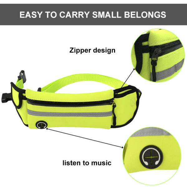 Pet Waist Bag Sports Traction Rope Reflective Waterproof Running Traction Rope - Image 5
