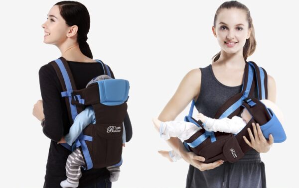 Double Shoulder Baby Carrier – Comfortable Mother & Child Travel Sling for Newborns - Image 8