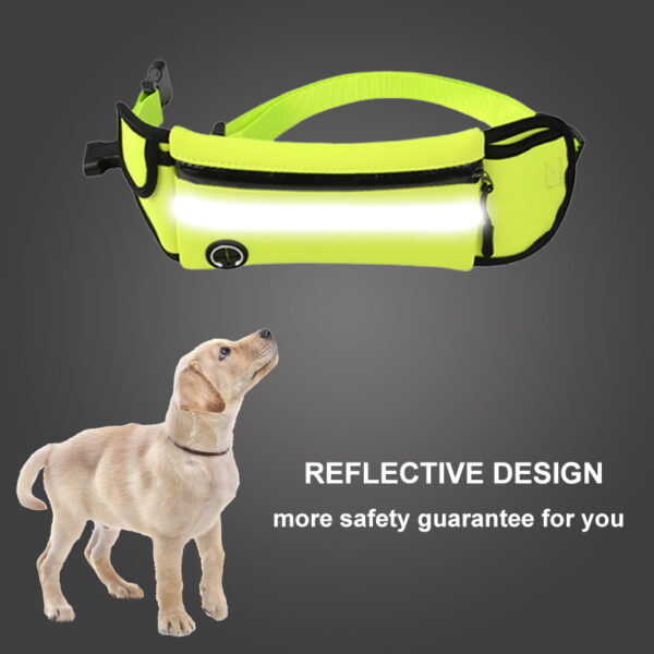 Pet Waist Bag Sports Traction Rope Reflective Waterproof Running Traction Rope - Image 6