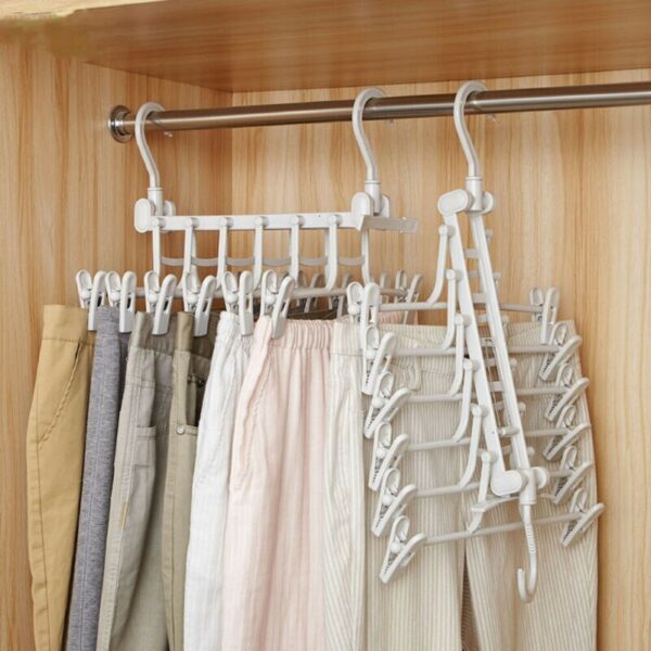 Space Saver Magic Hanging Clothes Hanger Rack - Image 5