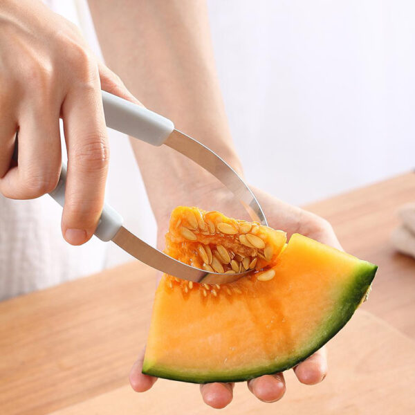 3 in 1 Fruit Carving Cutter Ball Digger DIY Kiwi Knife Watermelon Fruit Scoop Ice Cream Spoon Pastry Decor Tool - Image 7