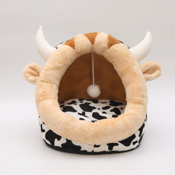 Cat Bed Indoor Soft Cats Houses Warm Cozy Cushion Bag Small Dog Removable Washable Tent Pet House Cat's Basket Pets Mat Supplies - Image 6