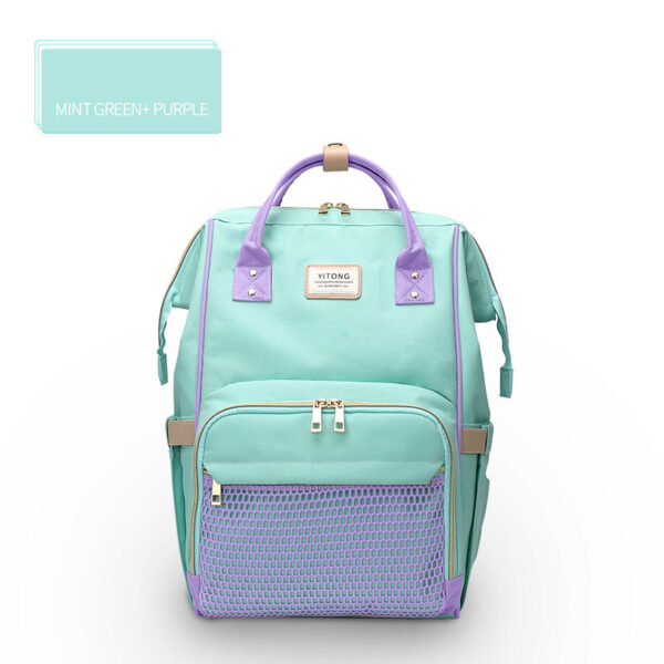 Fashion Mummy Maternity Nappy Bag – Stylish Large Capacity Diaper Bag for Moms - Image 2