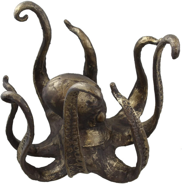 Octopus Tea Cup Holder Large Decorative Resin Octopus Table Topper Statue For Home Office Decoration - Image 7