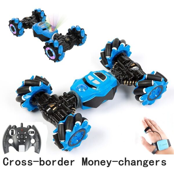 Remote Control Stunt Car – Gesture Sensing Off-Road Drift Vehicle with Light & Music