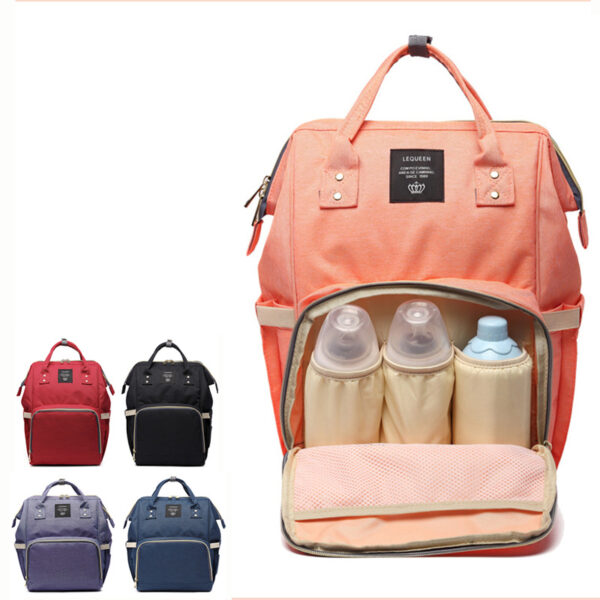 Fashion Mummy Maternity Nappy Bag – Stylish Large Capacity Diaper Bag for Moms