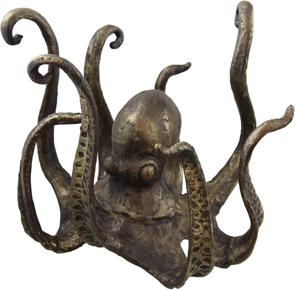 Octopus Tea Cup Holder Large Decorative Resin Octopus Table Topper Statue For Home Office Decoration - Image 6