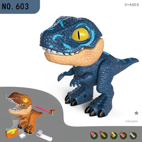 Dinosaur Stationery Set for Kids – Fun Animal Simulation Toy with Assembly Features - Image 7