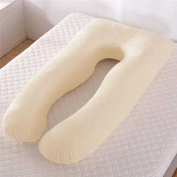 U-Shape Pregnancy Pillow – Summer Ice Silk Maternity Support Sleeping Pillow for Pregnant Women - Image 8