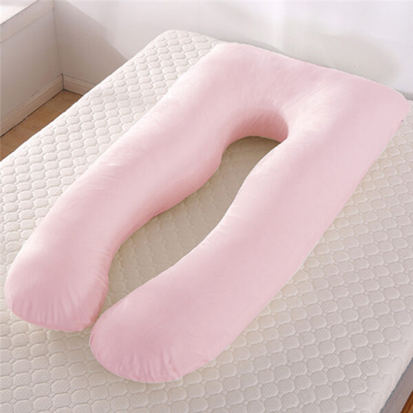 U-Shape Pregnancy Pillow – Summer Ice Silk Maternity Support Sleeping Pillow for Pregnant Women - Image 7