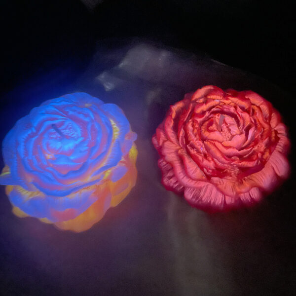 Peony Flower Luminous Fluorescence Low Temperature Candles - Image 9