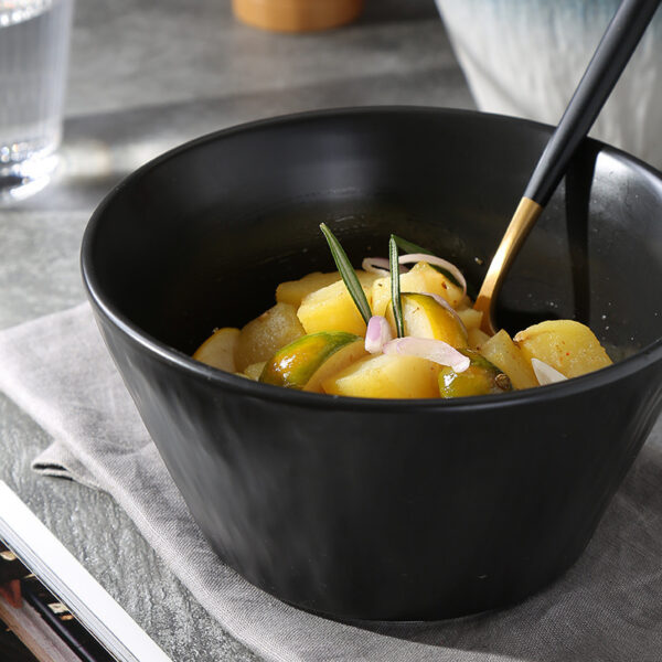Ceramic Thickened Hotel Restaurant Bowl - Image 8