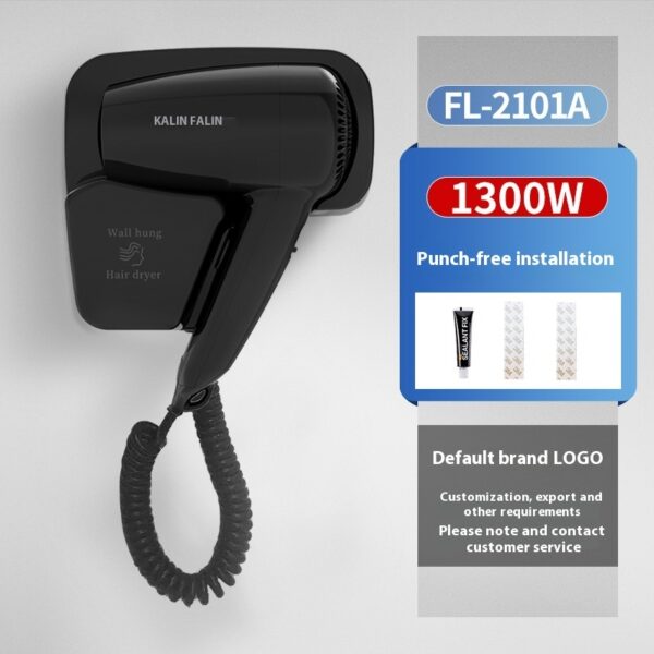 Hotel Hair Dryer Commercial Hotel Wall-mounted - Image 5