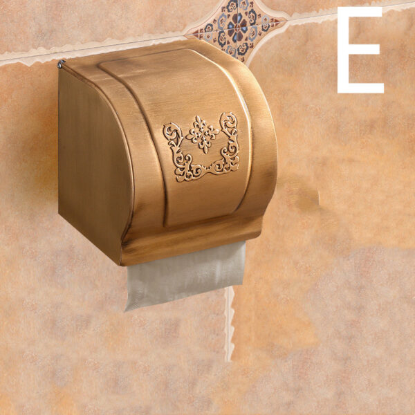 European Style Non-perforated Folding Towel Rack Set - Image 10