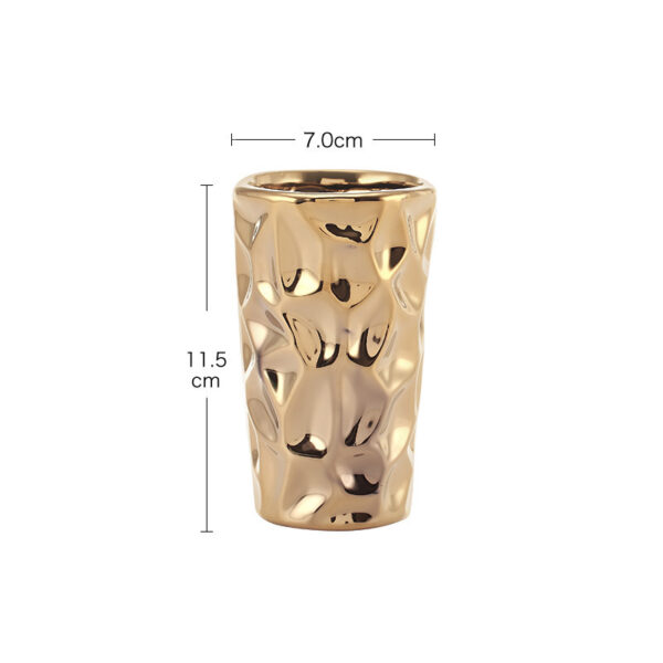 Creative Golden Ceramic Bathroom Toilet Set - Image 5