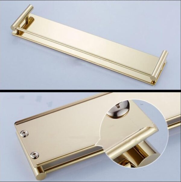 Stainless steel bathroom towel double towel rack - Image 5
