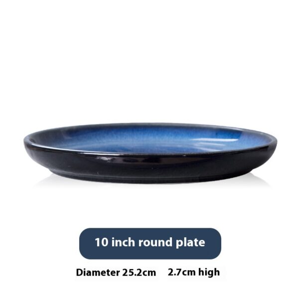 Ceramic Plate Meal Tray Dish Creative Deep Plates Tableware - Image 2