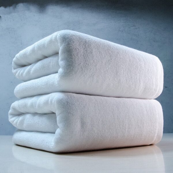 Special large towel white hotel bath towel - Image 2