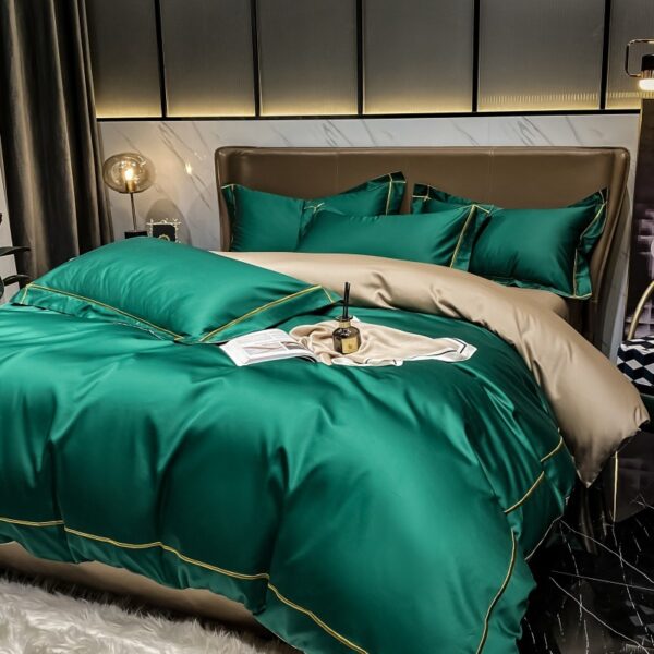 Long Staple Cotton 4-piece Hotel Style Quilt Set Pure Cotton - Image 2