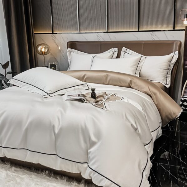 Long Staple Cotton 4-piece Hotel Style Quilt Set Pure Cotton - Image 5