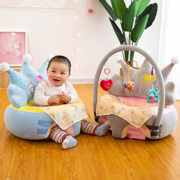 Baby Support Sofa Seat – Plush Washable Chair for Toddlers Learning to Sit