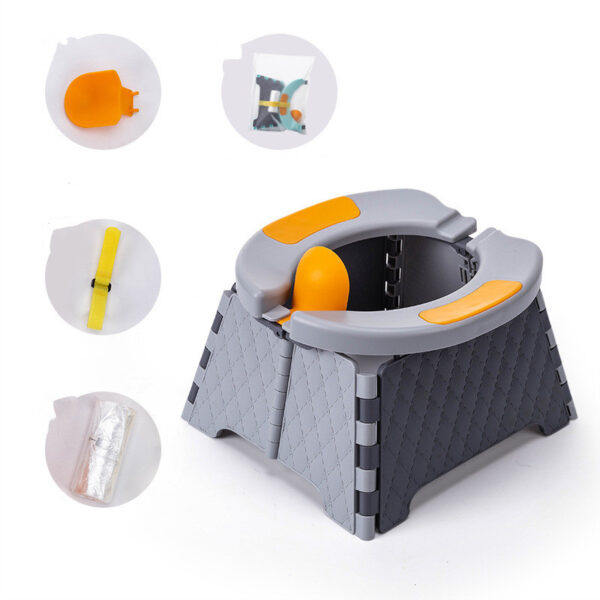 Portable Toddler Potty Training Seat – Foldable Travel Toilet for Kids & Babies - Image 4