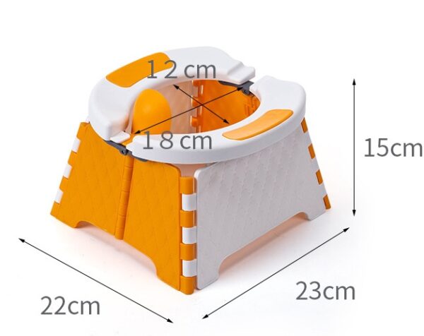 Portable Toddler Potty Training Seat – Foldable Travel Toilet for Kids & Babies - Image 3