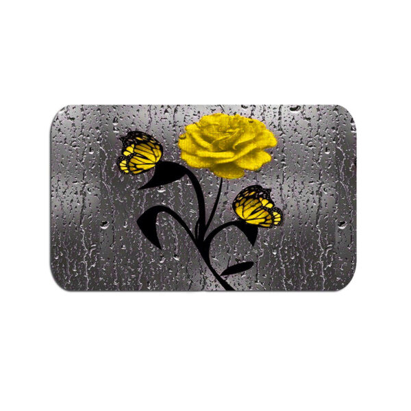 Waterproof Polyester Flower Bathroom Hotel Shower Curtain - Image 3