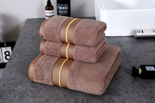 24 Style Premium Cotton Hand Towel Hotel Swimming Towel - Image 3
