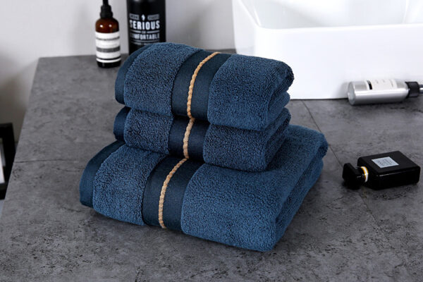 24 Style Premium Cotton Hand Towel Hotel Swimming Towel - Image 2