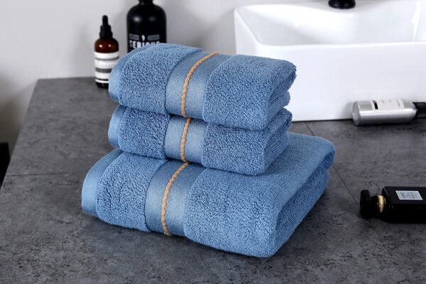 24 Style Premium Cotton Hand Towel Hotel Swimming Towel - Image 5