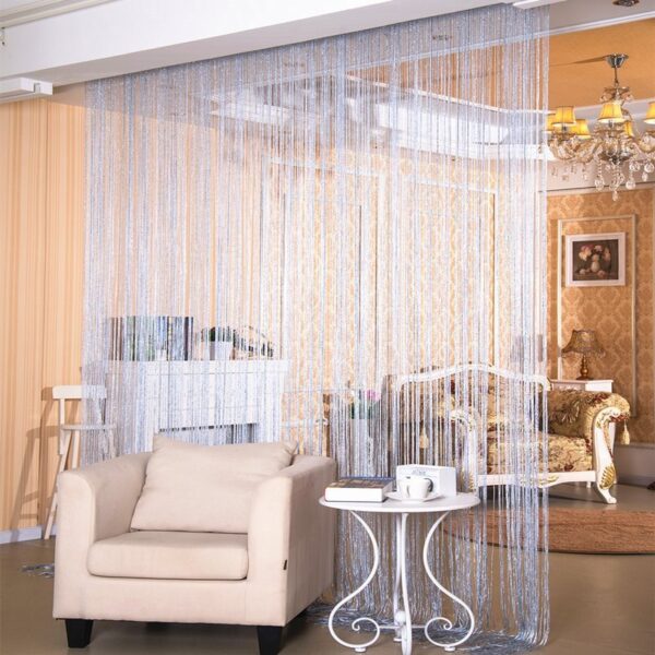 Door Curtain Dilver Thread Curtain Partition Curtain Hanging Curtain Window Screen - Image 2