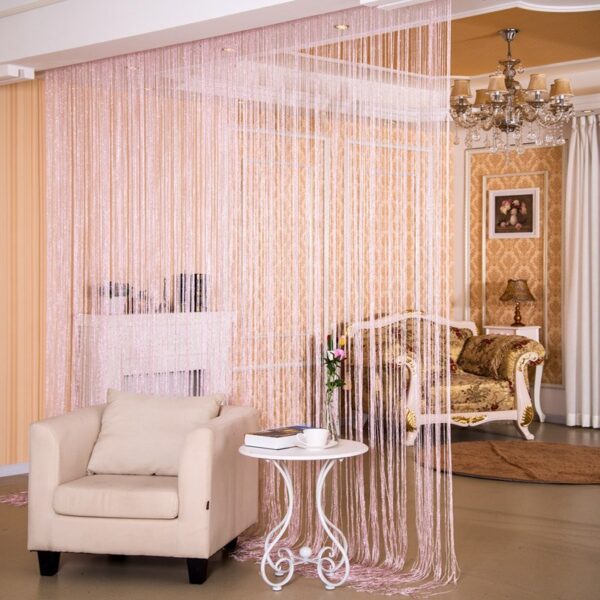 Door Curtain Dilver Thread Curtain Partition Curtain Hanging Curtain Window Screen - Image 8