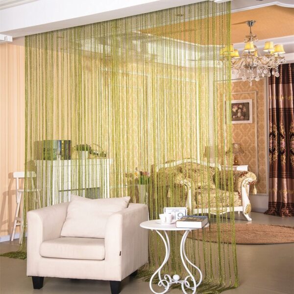 Door Curtain Dilver Thread Curtain Partition Curtain Hanging Curtain Window Screen - Image 6