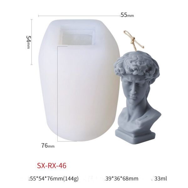 Roman Column Scented Candle Mold - Image 4