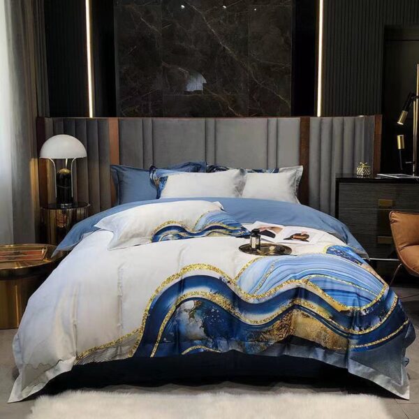 High-End Hotel European-Style Cotton Bedding - Image 2