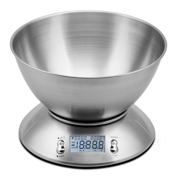 Electronic Kitchen Scale Stainless Steel Peeled Fruit Scale Baking Weighing Balance Scale - Image 4