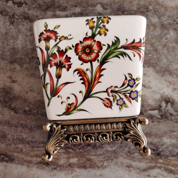American Ceramic Toothbrush Holder Shelf Bathroom Storage Decoration - Image 5