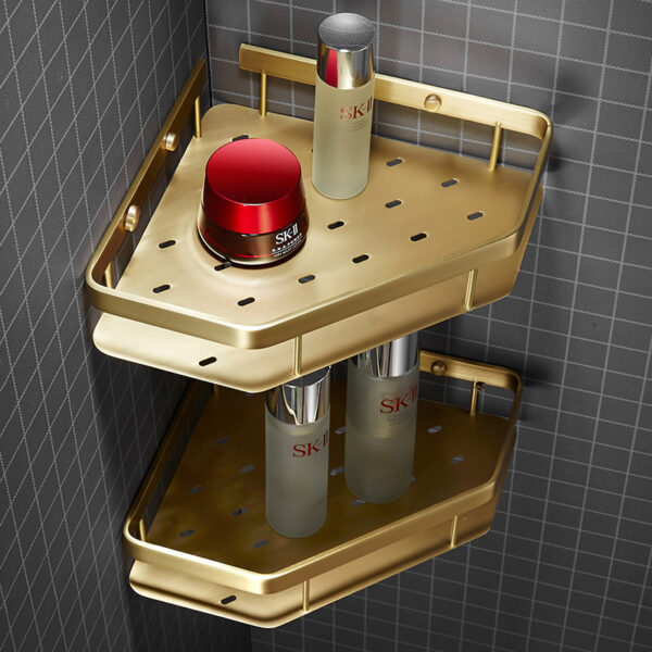 Bathroom Wall Storage Bathroom Copper Storage Rack - Image 8