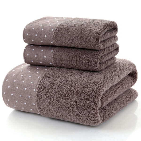 Cotton Three-piece Towel Veneer Cloth Thickened Hotel Bath Towel Embroidery - Image 4