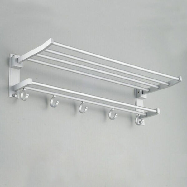 Bathroom shelf towel rack - Image 8