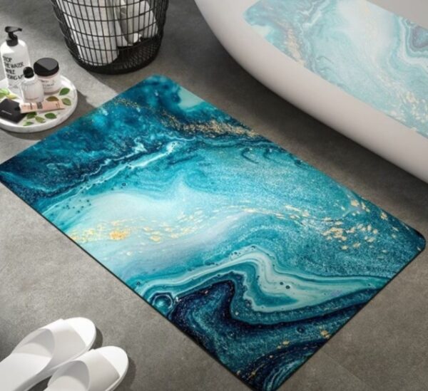 Diatom Mud Soft Entrance Bathroom Absorbent Foot Pad - Image 5