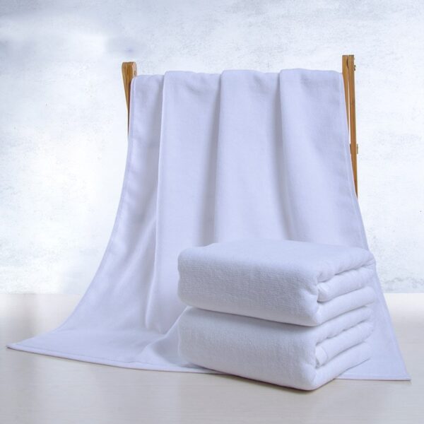 Special large towel white hotel bath towel - Image 5