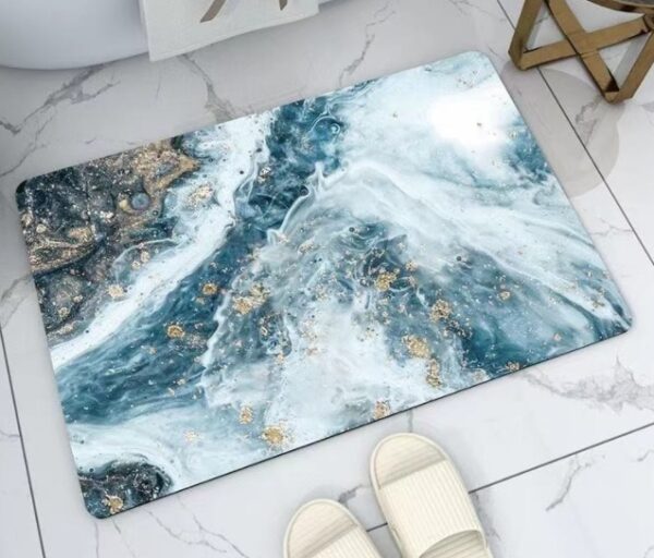 Diatom Mud Soft Entrance Bathroom Absorbent Foot Pad - Image 9