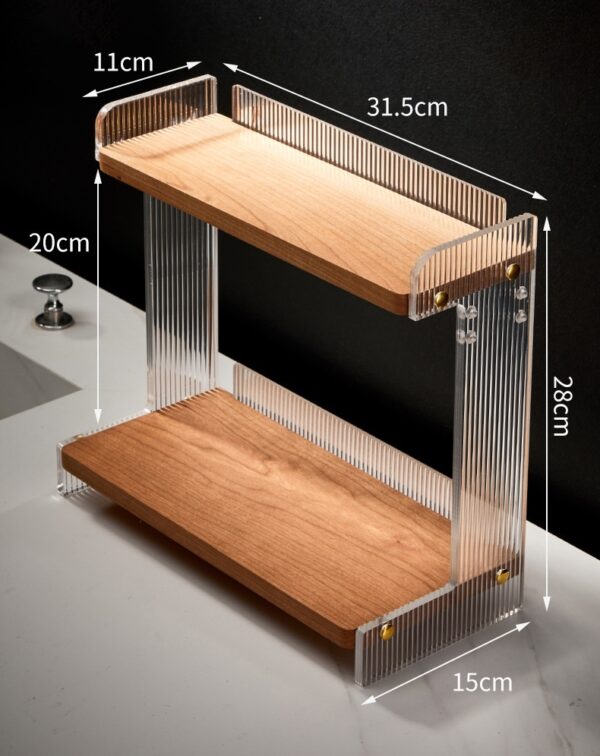 Bathroom Countertop Commodity Shelf Acrylic Storage Rack - Image 10