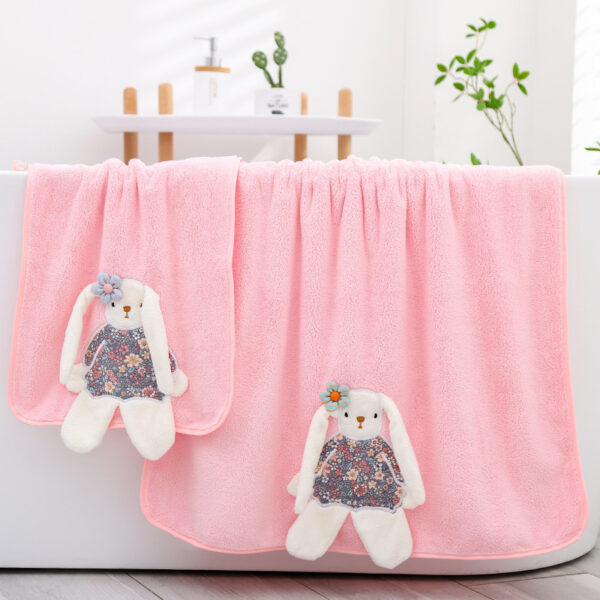Children's Towel Baby Bath Towel Two Piece Set - Image 9