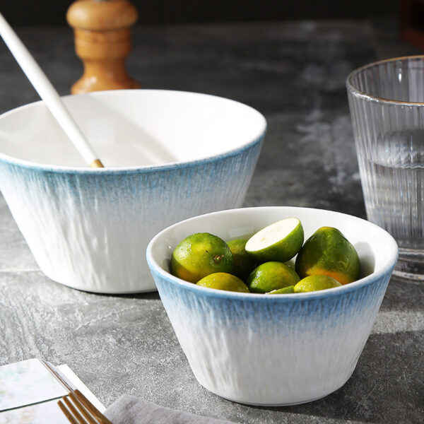 Ceramic Thickened Hotel Restaurant Bowl - Image 2