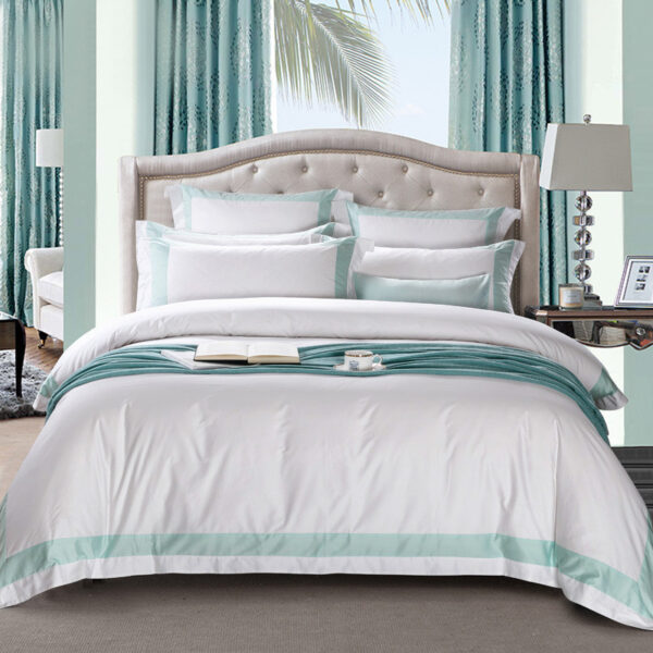 Five-star Hotel Four-piece Set, Satin Sheet Set - Image 7