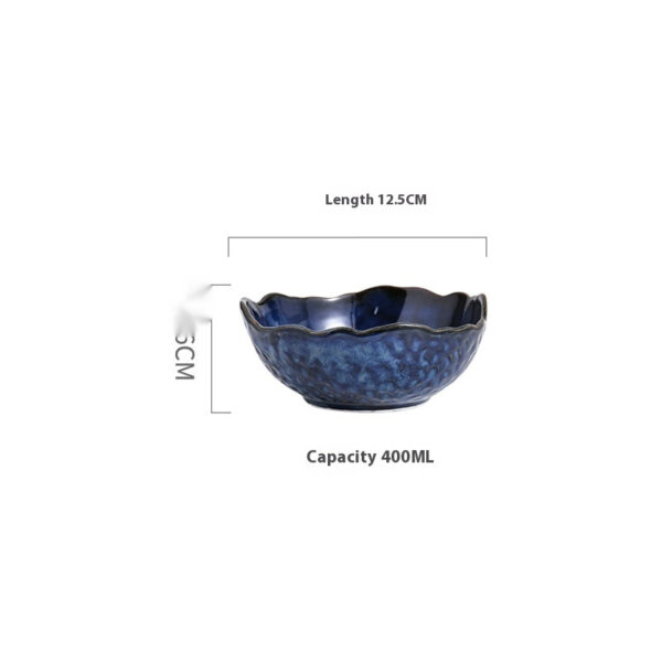 Creative Kiln Baked Ceramic Plate Special-shaped Plate Plate High-end Hotel Snack Dish Salad Dish Cold Dish Fruit Plate - Image 8