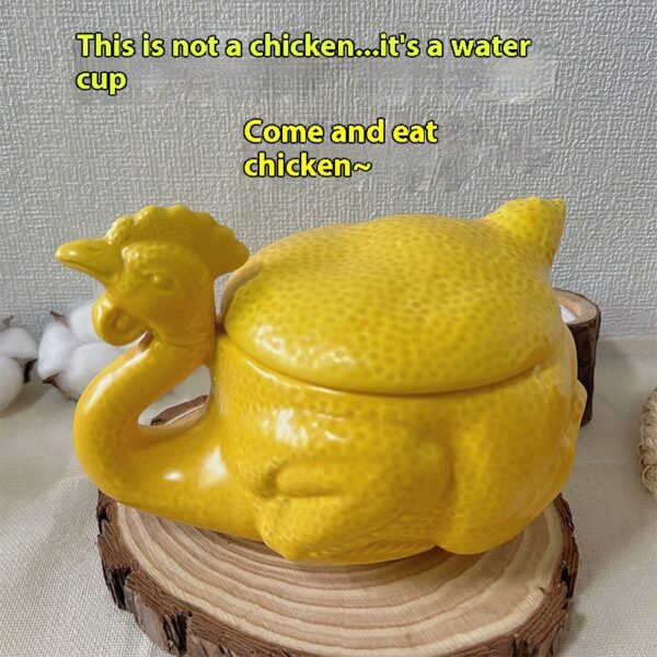 Salt Baked Chicken Mug Ceramic - Image 4
